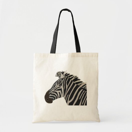 Zebra Stripes Animal Wildlife Tote Bag (Voorkant)