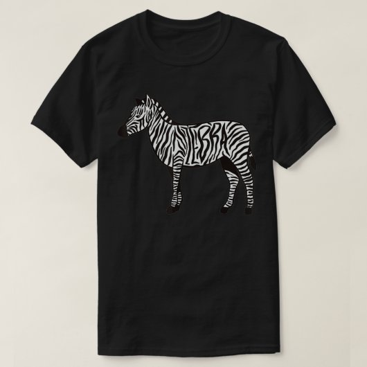 Zebra Stripes Animal Zebra T-shirt (Design voorkant)