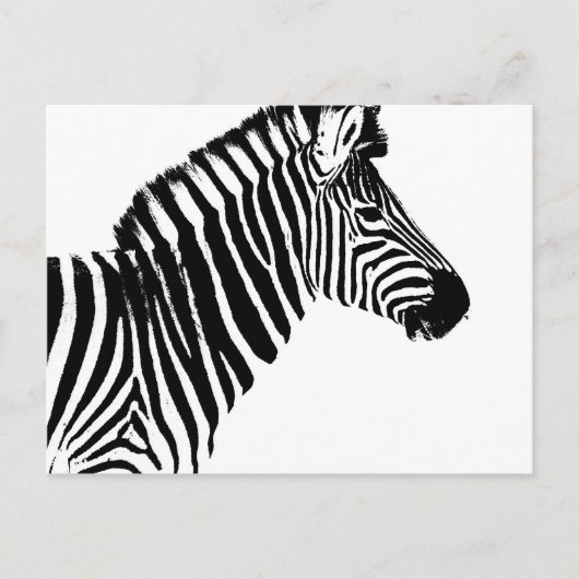 Zebra Stripes Briefkaart (Voorkant)
