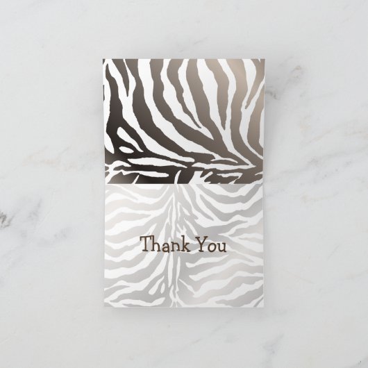 Zebra Stripes/Dankuwel kaarten (Binnen)