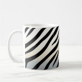 Zebra Stripes Exotic Animal Print Koffiemok (Links)