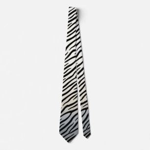 Zebra Stripes Exotic Animal Print Stropdas