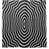Zebra Stripes - Geometrisch patroon Abstract Art 3 Douchegordijn (Voorkant)