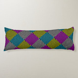 Zebra Stripes - Geometrisch patroon Abstract Art 3 Lichaamskussen
