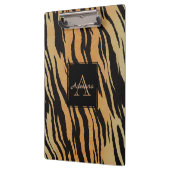 Zebra Stripes Gouden Achtergrond Klembord (Links)