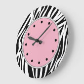 Zebra Stripes Horloge Faune (Angle)