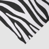Zebra Stripes in zwart-wit bonteffect Tissuepapier (Detail)