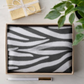 Zebra Stripes in zwart-wit bonteffect Tissuepapier (Geschenk)