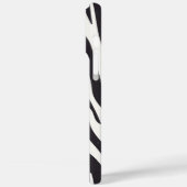 Zebra Stripes iPhone Case – Black & White Pattern (Achterkant / Links)