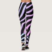 Zebra Stripes - Leggings pour femmes Zebra 3D (Dos)