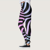 Zebra Stripes - Leggings pour femmes Zebra 3D (Gauche)