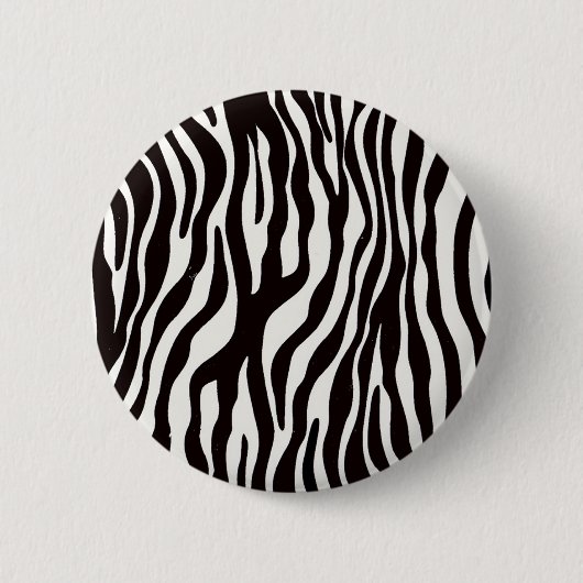 Zebra Stripes Mix & Match Collectafels - Ronde Button 5,7 Cm (Voorkant)