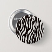 Zebra Stripes Mix & Match Collectafels - Ronde Button 5,7 Cm (Voorkant /achterkant)