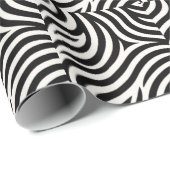 Zebra Stripes Moderne Print Cadeaupapier (Rol Hoek)