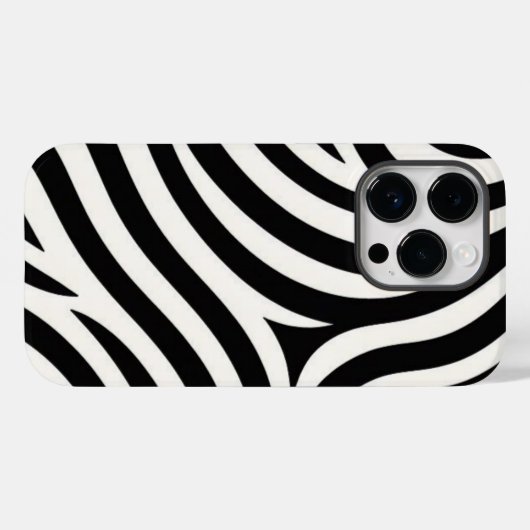 Zebra Stripes Moderne Print Case-Mate iPhone Case (Achterkant (horizontaal))