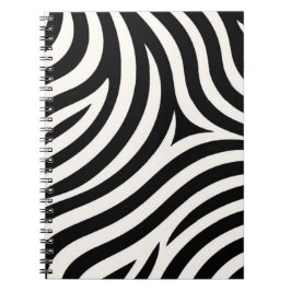 Zebra Stripes Moderne Print Notitieboek