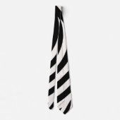 Zebra Stripes Moderne Print Stropdas (Achterkant)