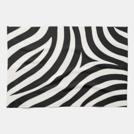 Zebra Stripes Moderne Print Theedoek