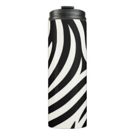 Zebra Stripes Moderne Print Thermosbeker