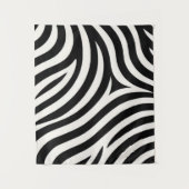 Zebra Stripes Moderne Print Wandkleed (Voorkant)