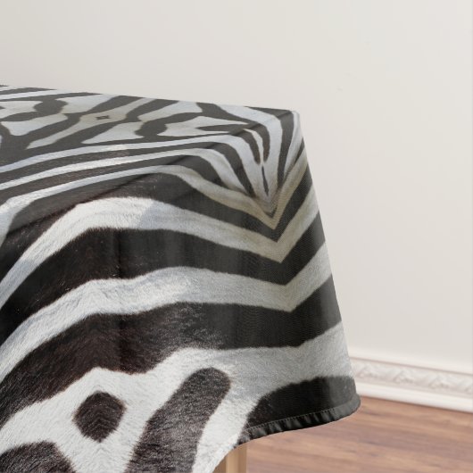 Zebra Stripes Pattern Black and White Elegant Tafelkleed (Voorbeeld)