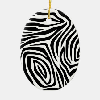 Zebra Stripes Pattern Keramisch Ornament