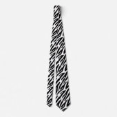 Zebra Stripes Pattern Stropdas (Achterkant)