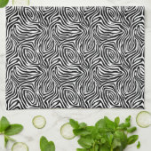 Zebra Stripes Pattern Theedoek (Gevouwen)