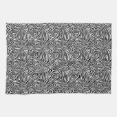 Zebra Stripes Pattern Theedoek (Horizontaal)