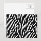 Zebra Stripes Pattern Thunder_Cove Briefkaart (Voorkant / Achterkant)
