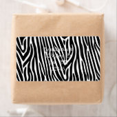 Zebra Stripes Pattern Thunder_Cove Etiket (Insitu)