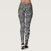 Zebra Stripes Pattern Thunder_Cove Leggings (Achterkant)