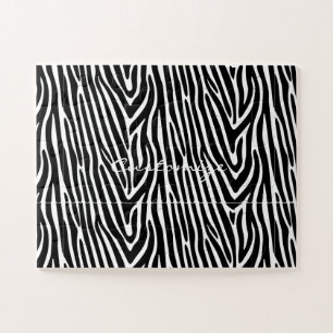 Zebra Stripes Pattern Thunder_Cove Legpuzzel