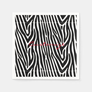 Zebra Stripes Pattern Thunder_Cove Servet