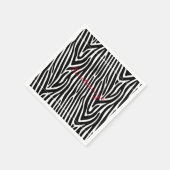 Zebra Stripes Pattern Thunder_Cove Servet (Hoek)