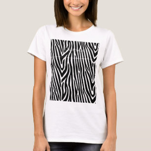 Zebra Stripes Pattern Thunder_Cove T-shirt