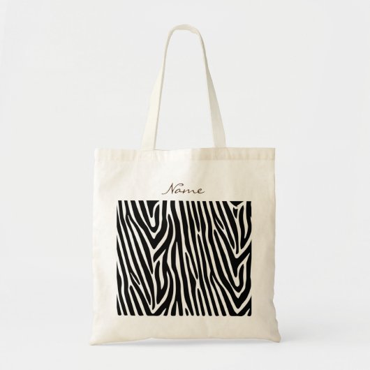 Zebra Stripes Pattern Thunder_Cove Tote Bag (Voorkant)