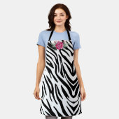 Zebra Stripes personaliseren Schort (Gedragen)