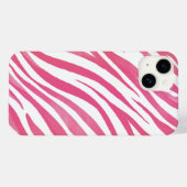 Zebra Stripes Pink Wild Animal Print Case-Mate iPhone Case (Achterkant (horizontaal))