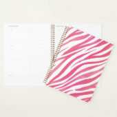Zebra Stripes Pink Wild Animal Print Planner (Display)