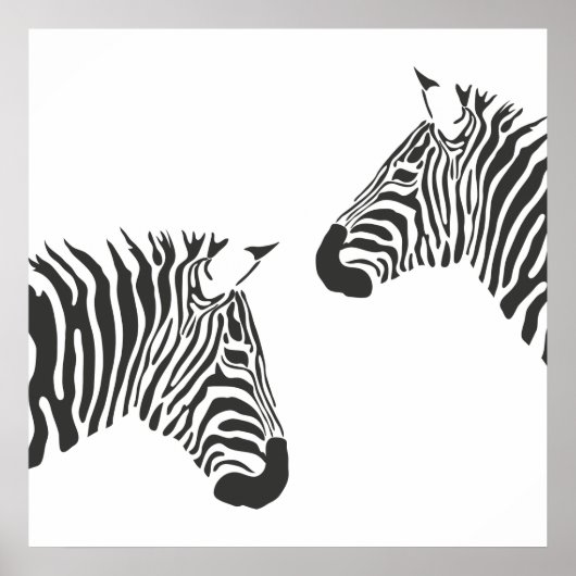Zebra Stripes Poster (Voorkant)