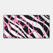 Zebra Stripes rose Grunge moderne Canvas Art (Recto)