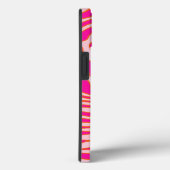 Zebra Stripes Roze Oranje Wilde Dierafdrukken Case-Mate iPhone Case (Achterkant / Rechts)