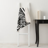 Zebra Stripes Sherpa Deken (In situ)