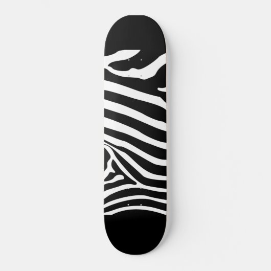 Zebra Stripes Skateboard (Voorkant)