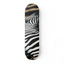 Zebra Stripes Wildlife Animal Art skateboard dek