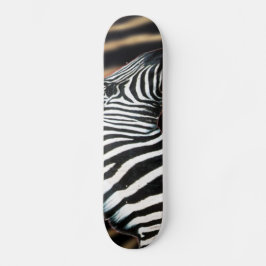 Zebra Stripes Wildlife Animal Art skateboard dek