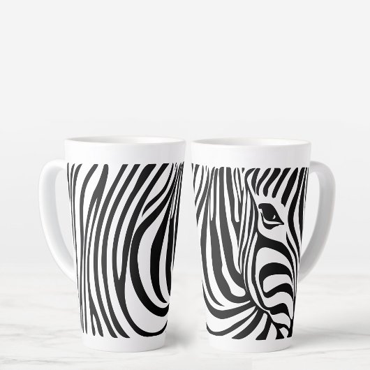 Zebra Stripes Zebra Cup Latte Mok