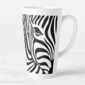 Zebra Stripes Zebra Cup Latte Mok (Rechts)