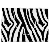 Zebra Stripes Zwart & Wit | Bold Safari Groot Cadeauzakje (Achterkant)